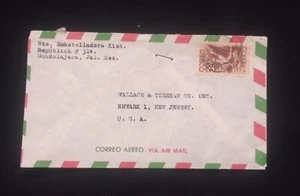 D)1944, MEXICO, LETTER SENT TO U.S.A, AIR MAIL, WITH STAMP, AMERICA UNITED FOR F - Picture 1 of 1