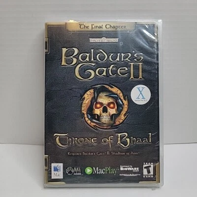Baldur's Gate II: Throne of Bhaal - CD-ROM Game 2001 Bioware - Image 1 of 2
