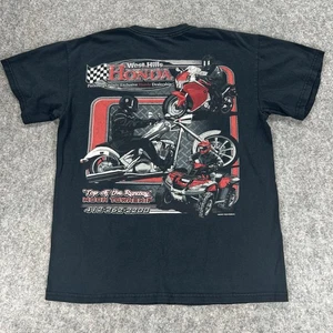 West Hills Honda Shirt Herren Medium Motorrad ATV Händler Pittsburgh Grafik T-Shirt - Bild 1 von 9