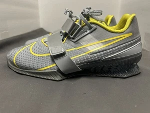 Nike Romaleos 4 CD3463-002 gray-yellow training shoes grey Size 10.5 New. - Picture 1 of 8
