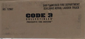 Code 3 12967 1:64 San Francisco Fire Deparment Seagrave Aerial Ladder Truck - Picture 1 of 1