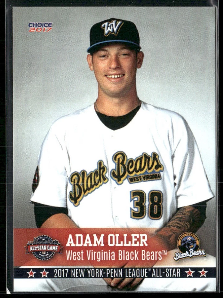 Adam Oller 2017 New York Penn League All Stars Set - Image 1 of 2