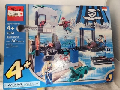 Lego Juniors Piratas Skull Island Set #7074 Completo Con Caja E Instrucciones Foto 1 de 4
