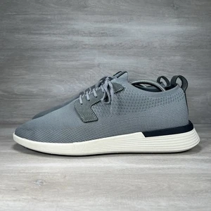 Wolf Shepherd Swiftknit Derby Shoes Mens 11 Gray Knit Comfort Casual Sneakers - Picture 1 of 10