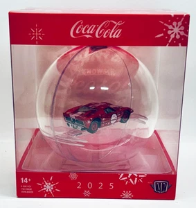 M2 Machines Coca Cola Christmas Ornament 1966 Ford Gt40 Limited Edition - Picture 1 of 1