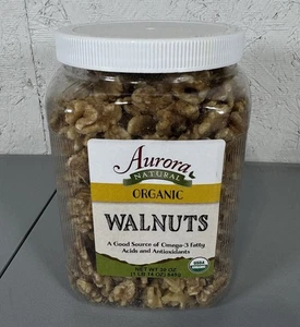Nueces orgánicas naturales Aurora 30 OZ ¡NUEVO SELLADO! - Imagen 1 de 2