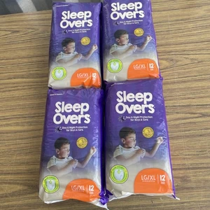 Cuties Sleep Overs Incontinencia L/XL Protección Día/Noche (4)-12 Paquetes, 48 Total - Imagen 1 de 1