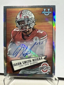 Jaxon Smith-Njigba 2022 Bowman Chrome U ‘52 RC Auto Ohio State 49/99 - Picture 1 of 3