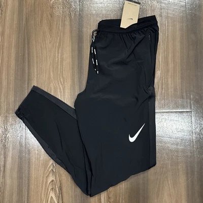 Pantalones de correr Nike Aeroswift ADV Dri-Fit negros medianos NUEVOS FN3361-010 $125 Foto 1 de 4