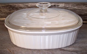 Corning Ware French White F-12-B 1,8 Liter Kasserolle mit Deckel - Bild 1 von 7