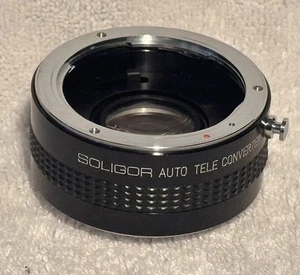 Vintage Soligor Auto Tele Converter 2x to fit Contex w/Case - Picture 1 of 4
