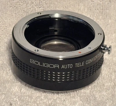 Vintage Soligor Auto Tele Converter 2x to fit Contex w/Case - Image 1 of 4