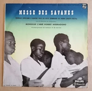 MESSE DES SAVANES / Chorale Africaine à Quatre Voix 25 cm LP 33T Haute-Volta - Picture 1 of 2