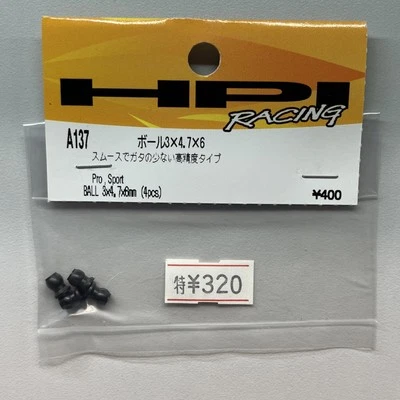 De colección HPI A137 Bola con brida 3x4,7x6 RS4 Mini Pro Sport Super Shock Suspensión Foto 1 de 2