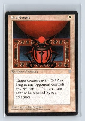 (2x) RED SCARAB – MTG Magic the Gathering Card – Ice Age – Uncommon - Image 1 of 4