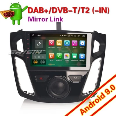 8-Kern 32GB Android 9 Autoradio Bluetooth DVR GPS WiFi DAB+Navi Ford Focus 12-17 - Bild 1 von 4