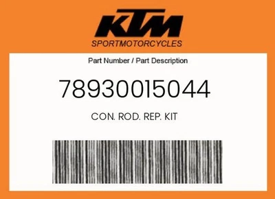 KTM Genuine Con. 杆 Rep. 套件 - 78930015044 — 第 1/4 张图片