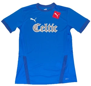 PUMA Celtic Soccer Fútbol Jersey DryCell Electric Blue Size Medium NWT - Picture 1 of 11