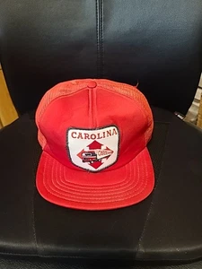 Vintage Carolina Freight rote Truckermütze Snapback Carolina Trucking Company - Bild 1 von 5