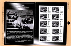Deutschland 2010 Borrusia DFB-Pokal Jubiläusmarken Limitierte Edition 1960 stück - Picture 1 of 2