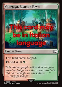 MTG 4x GONGAGA, REACTOR TOWN EXC - GONGAGA, CITTÀ DEL REATTORE 280 - FIN - Picture 1 of 1