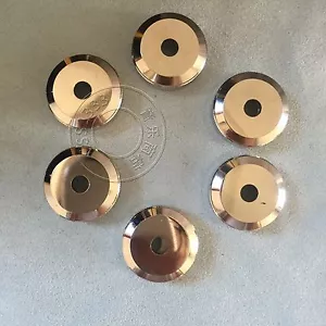 6 pcs trumpet Repair parts Bottom Valve cap Nickel plated - Picture 1 of 4