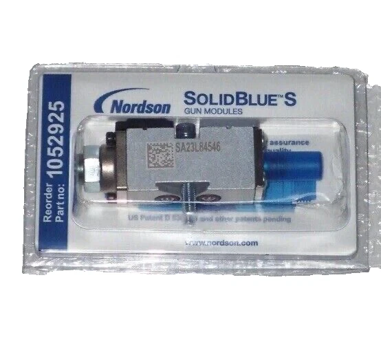 Nordson 1052925 SolidBlue S Hot Melt Gun Module, New! - Image 1 of 1