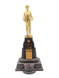 Vtg 1947 PYC Championship Trophy Dodge Inc Bakelite Base Business Man Yacht Club - Picture 1 of 6