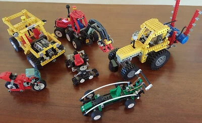 L18- LEGO TECHNIC 8849- 8443- 8832- 8210- 8213- 8850- 8891 + libro vari modelli - Immagine 1 di 4