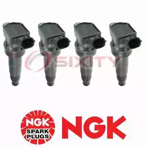 For Kia Forte Koup NGK 4 pc Ignition Coils 1.6L 2.0L 2.4L L4 2010-2015 mt - Picture 1 of 4