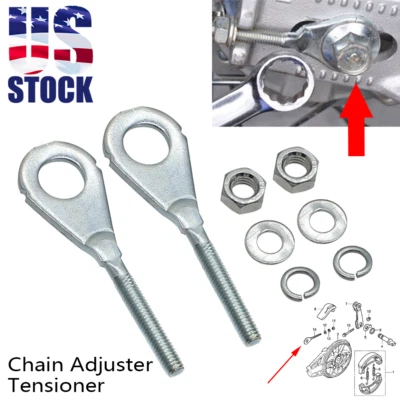 美国适用于本田 CRF XR 70 80 100 XR70 XR80 链轴调节器螺母套件 95014-10010 — 第 1/4 张图片