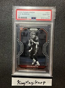 2020 Panini Prizm PSA 10 Joe Burrow SP Negative Variation Rookie RC #307 - Picture 1 of 2