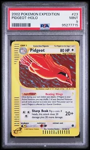 2002 Pidgeot 23/165 Holo Rare Expedition PSA 9 MINT E-Reader Pokemon TCG - Picture 1 of 6