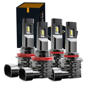 4x 6500K LED Headlight Bulbs Kit For Dodge Ram 1500 2500 3500 4500 2009-2017 - Picture 1 of 12