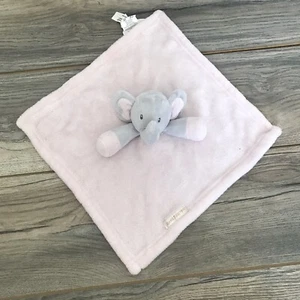 Blankets and Beyond Girls Pink & Gray Elephant 15” Security Lovey EXCELLENT!! - Picture 1 of 7