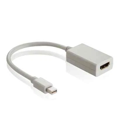 Mini DisplayPort Adapterkabel 0,2 m Mini DP Stecker auf HDMI Buchse - Bild 1 von 2