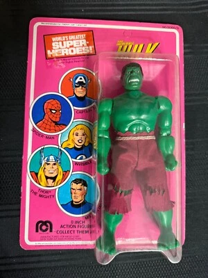 Mego Incredible Hulk 8" Figure 1979 MOC WGSH Sealed - Variant? Backwards Belt - Image 1 of 4