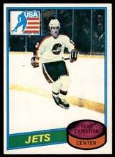 1980-81 Topps #176 Dave Christian OLY RC Jets EX-EXMINT *4