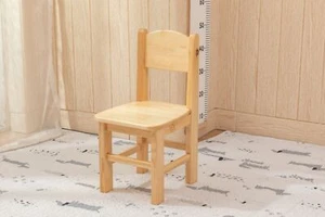 2x Wooden Timber Kids Chair Chairs Stool High Quality Sturdy 100% Pinewood - Picture 1 of 3