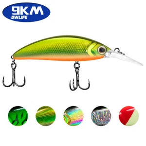 Minnow Sinking Lures Down Deep Jerk Deep Diving Lip Fishing Lures Hard baits - Picture 1 of 11