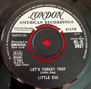 Little Eva Let's Turkey Trot 7" UK ORIG 1963 London Old Smokey Locomotion VINYL - Bild 1 von 6