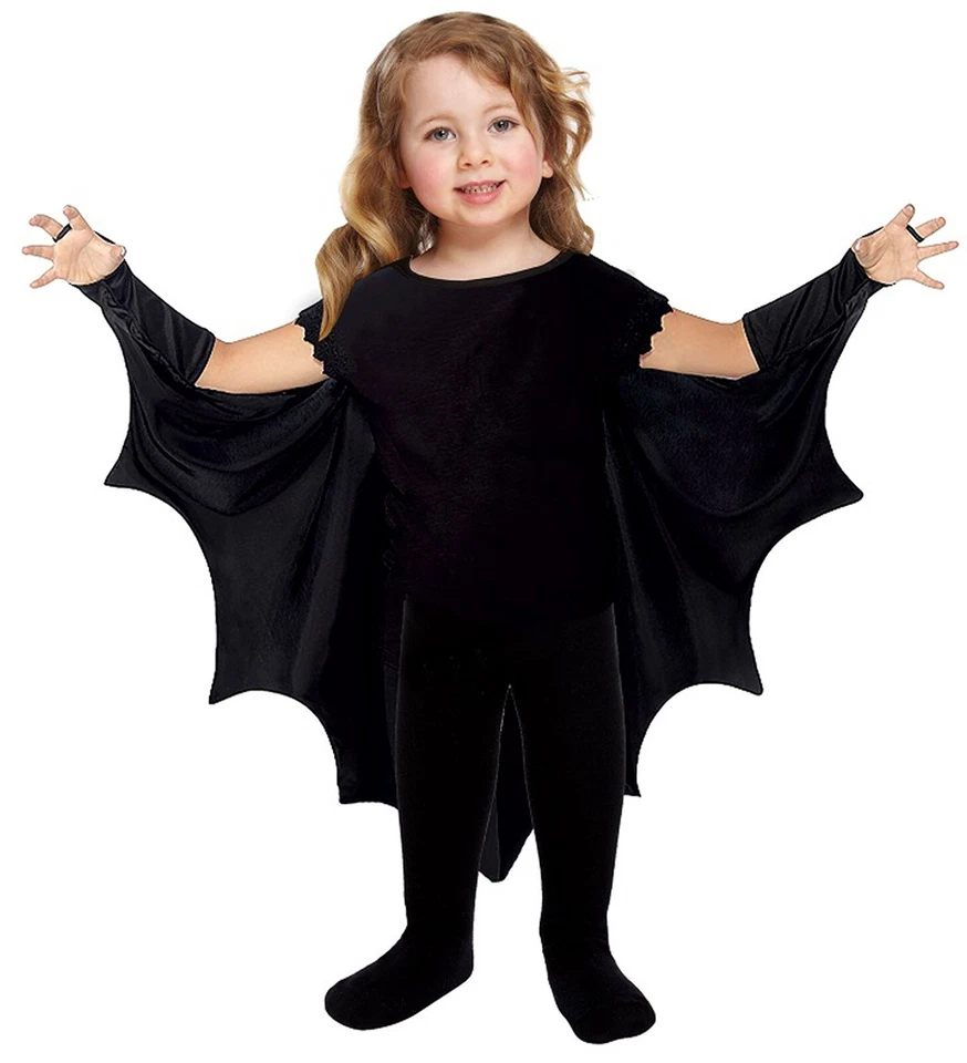 Boys Girls Kids Children Bat Cape Halloween Toddler Fancy Dress Costume age 2-3 - Image 1 of 1