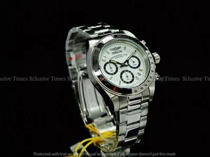 Invicta Herren 40mm Speedway Chronograph weiß DL Edelstahl Armbanduhr - Bild 1 von 7