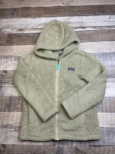 Patagonia Style #65485 Girls Los Gatos Fleece Hoody Size M 10 Brown Teddy Pile - Picture 1 of 10