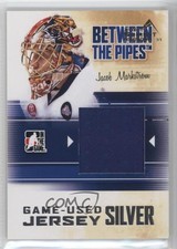 2010-11 ITG Between the Pipes Game-Used 1/1 Jacob Markstrom #M-21 Rookie RC 2a8