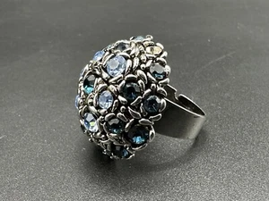 Funkelnder Boue Strass Cluster Ring Größe 8 - Bild 1 von 9
