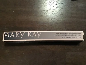 Mary Kay WOODEN BROW DEFINER PENCIL -Black/White/Signature Box .04 oz BNIB/NWOB - Picture 1 of 3