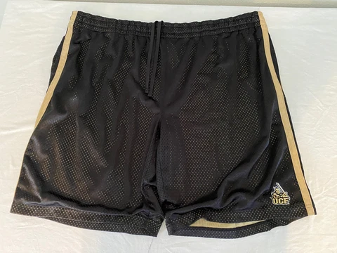 UCF Basketball Shorts Mens 3XL Black Mesh Embroidered Knights Central Florida FL Cover