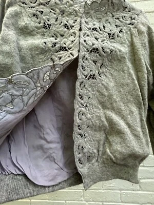 S с подкладкой ангора + шерсти винтажный кардиган - Изображение 1 из 4