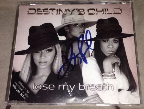 Michelle Williams Signed Lose My Breath Destiny's Child Cd Single R&B Autograph Cover